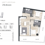 2 Bedroom Apartment at Binghatti Ghost