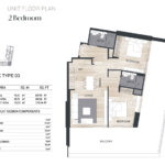 2 Bedroom Apartment at Binghatti Ghost 3