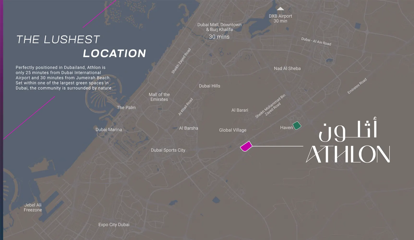 Athlon by Aldar Properties Location
