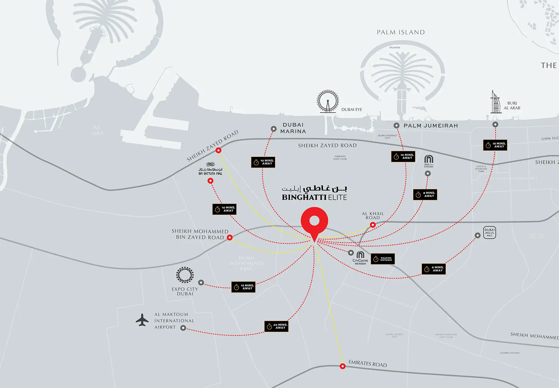 Binghatti Elite Location