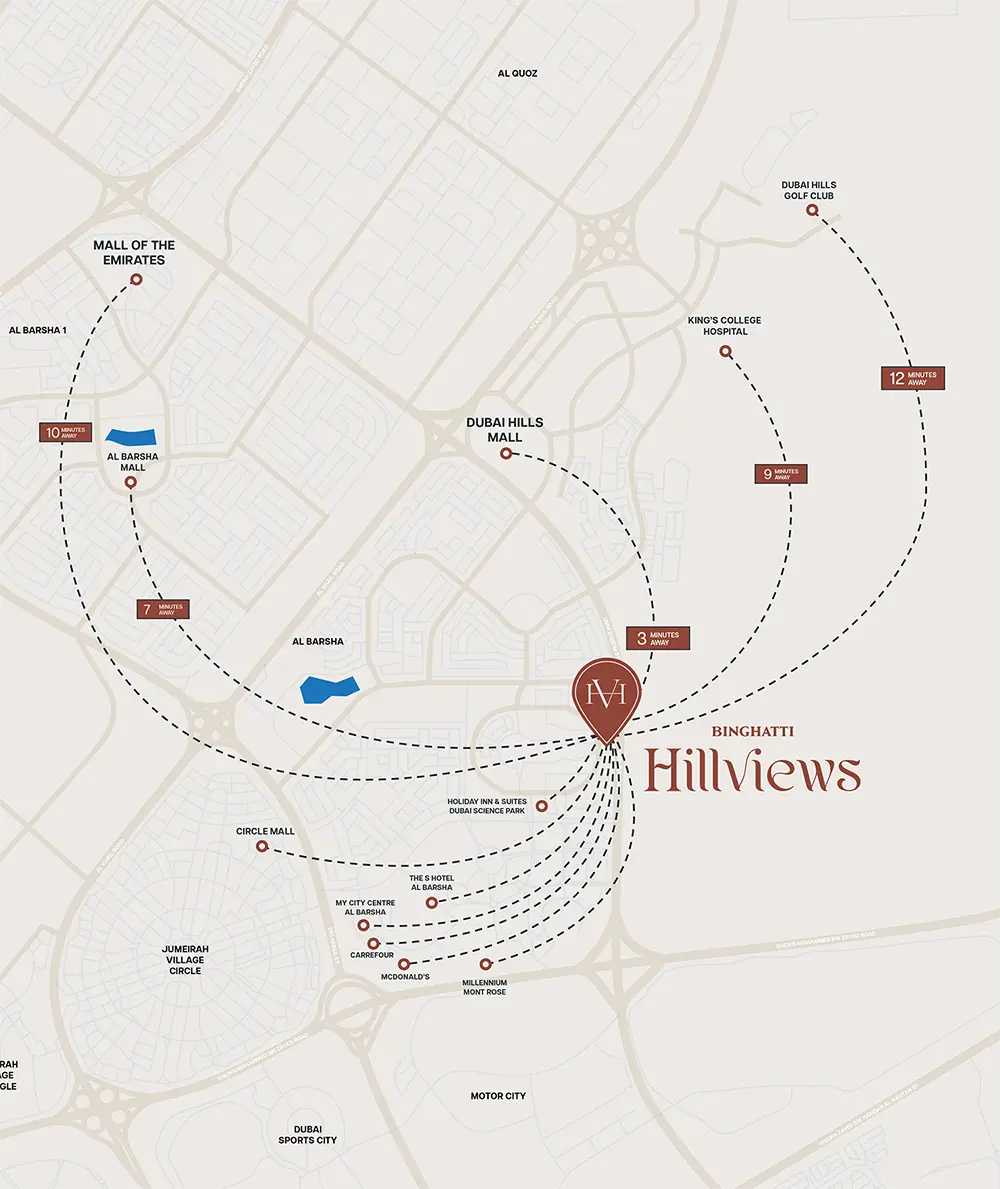 Binghatti Hilviews Master Plan