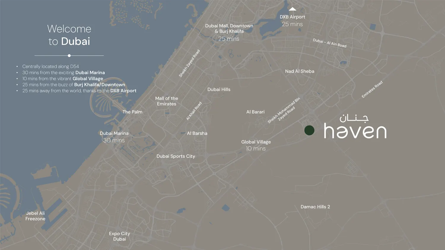 Haven by Aldar Properties Location