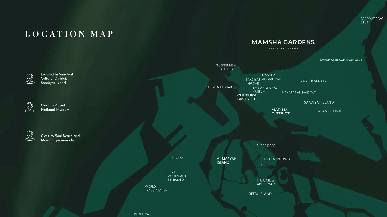 Mamsha Gardens B by Aldar Location