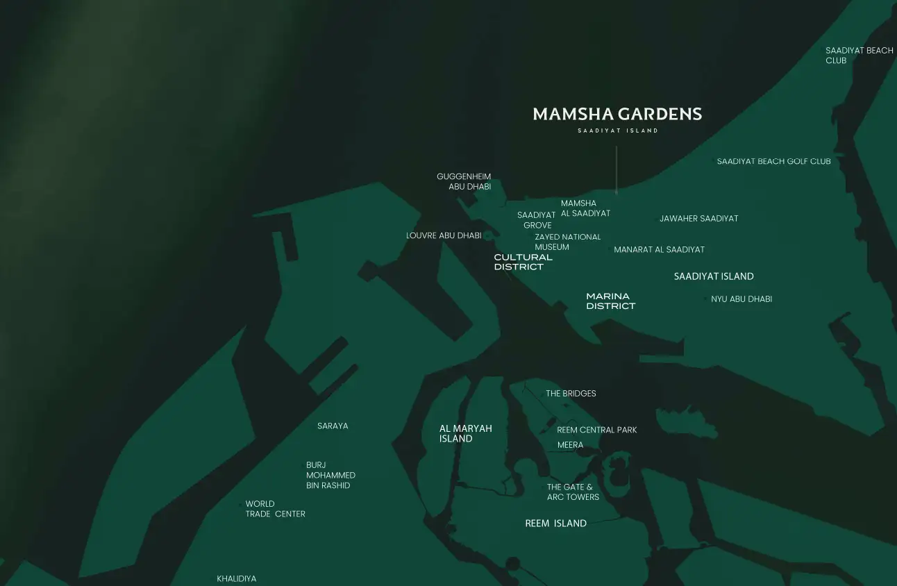 Mamsha Gardens B by Aldar Master Plan