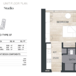 Studio Apartment at Binghatti Ghost 7