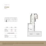 Studio Apartment at Binghatti Skyhall 11