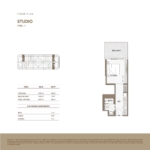 Studio Apartment at Binghatti Skyhall