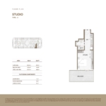 Studio Apartment at Binghatti Skyhall 7