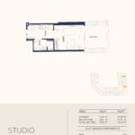 Studio apartment at Binghatti Elite 11