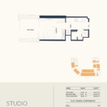 Studio apartment at Binghatti Elite 2