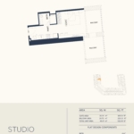 Studio apartment at Binghatti Elite 3
