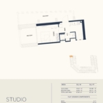 Studio apartment at Binghatti Elite 5