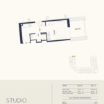 Studio apartment at Binghatti Elite 7