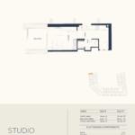 Studio apartment at Binghatti Elite 8