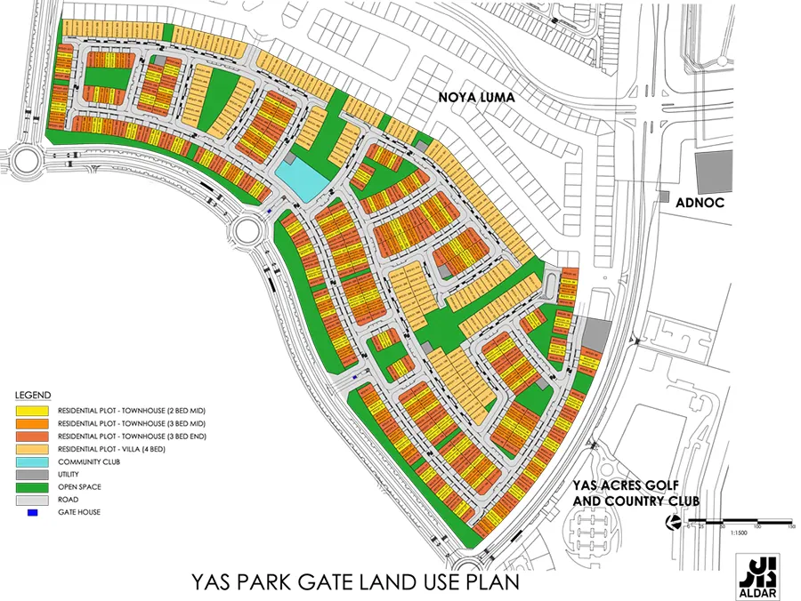 Yas Park Gate by Aldar Master Plan