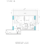 1 Bedroom Apartment in The Waterway by Prestige One 2