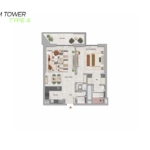1 Bedroom apartment in Azul Tower Rise by Athlon by Aldar 2