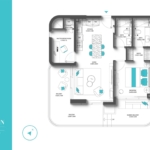 3 Bedroom penthouse REEF 997 Floor Layout