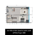 1 Bedroom apartment in Tiger Sky Tower
