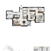 2 Bedroom Apartment in South Garden Building E