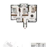 2 Bedroom Apartment in South Garden Building E 4
