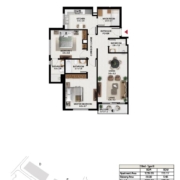 2 Bedroom Apartment in South Garden Building E 5