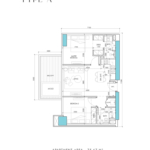 2 Bedroom Apartment in The Waterway by Prestige One