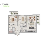2 Bedroom apartment in Azul Tower Rise by Athlon by Aldar 3