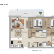 2 Bedroom apartment in Nouran Living at Saadiyat Island