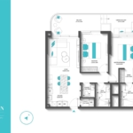 3 Bedroom penthouse REEF 997 Floor Layout