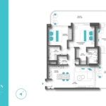 2 Bedroom penthouse REEF 997 Floor Layout