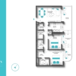 2 Bedroom penthouse REEF 997 Floor Layout