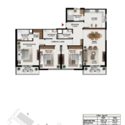 3 Bedroom Apartment in South Garden Building E 3