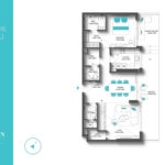 3 Bedroom penthouse REEF 997 Floor Layout