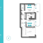 3 Bedroom penthouse REEF 997 Floor Layout