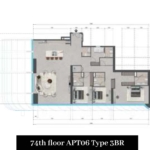 3 Bedroom apartment in Tiger Sky Tower