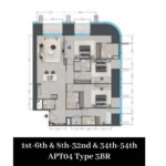 3 Bedroom apartment in Tiger Sky Tower 2