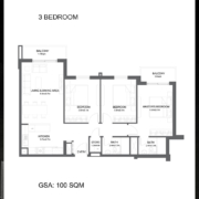 3 bedroom apartment in Reeman Living at Al Shamkha