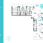 4 Bedroom penthouse REEF 997 Floor Layout