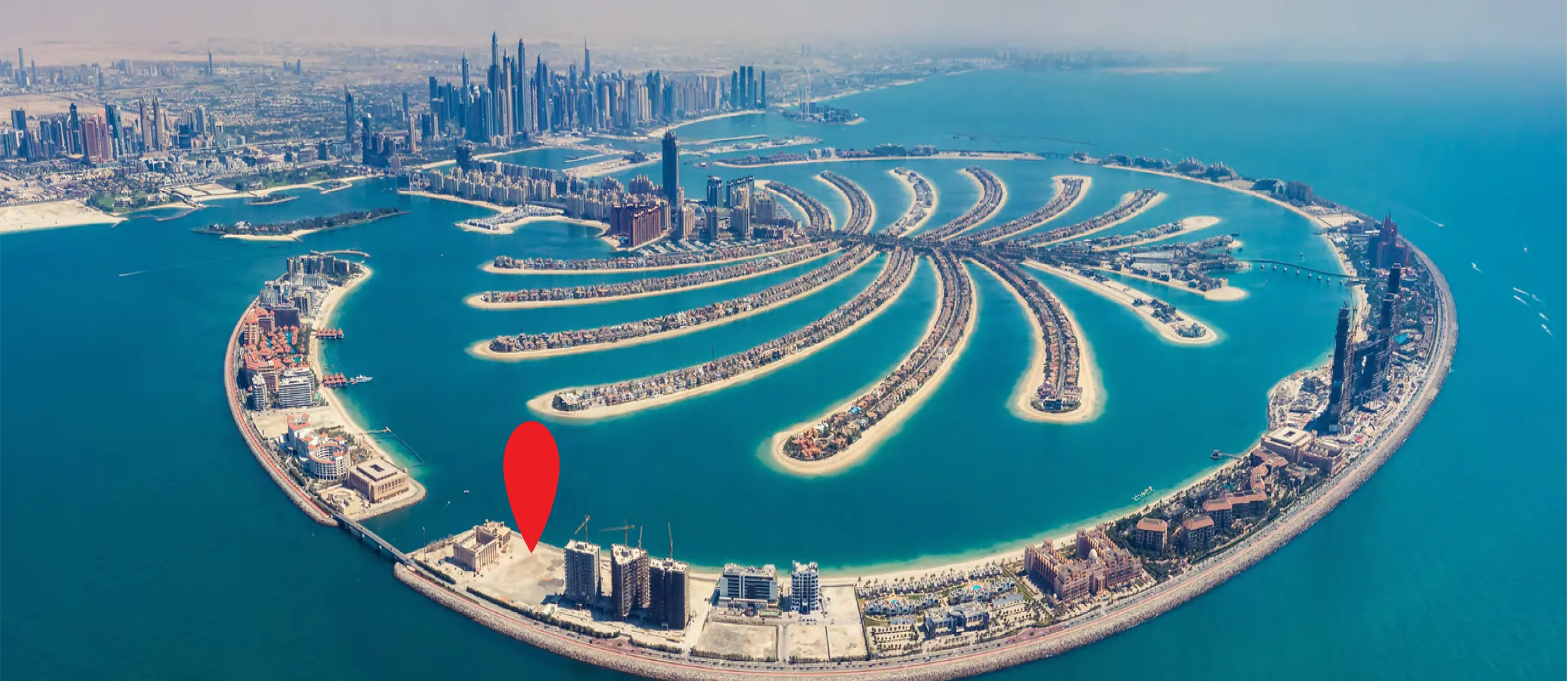 Armani Beach Residences at Palm Jumeirah Location