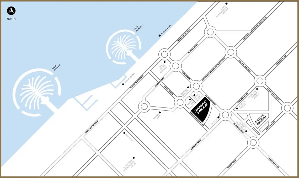 Damac District at Damac Hills Location
