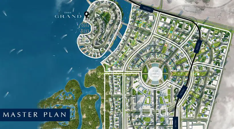 Emaar Lyvia by Palace at Dubai Creek Harbour Location