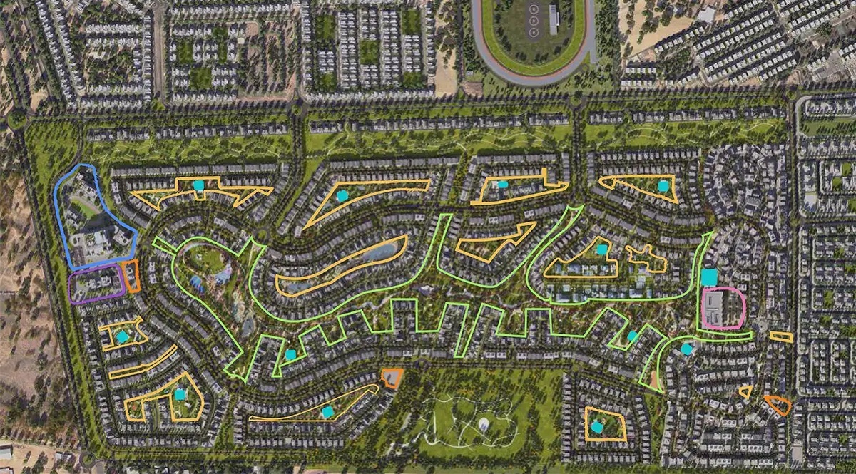 La Vue at Nad al Sheba Gardens Master Plan