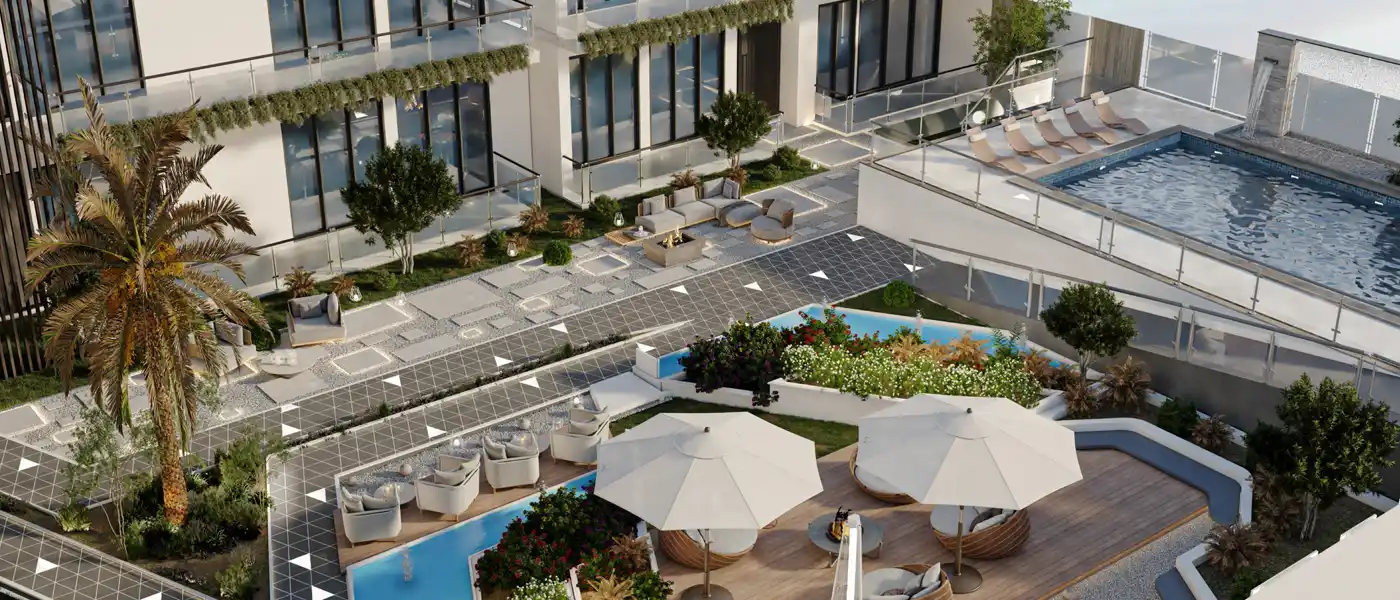 Rose Gold Residence Apartments in JVC by Zee Properties
