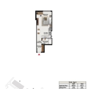 Studio Apartment in South Garden Building E