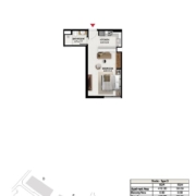 Studio Apartment in South Garden Building E 2