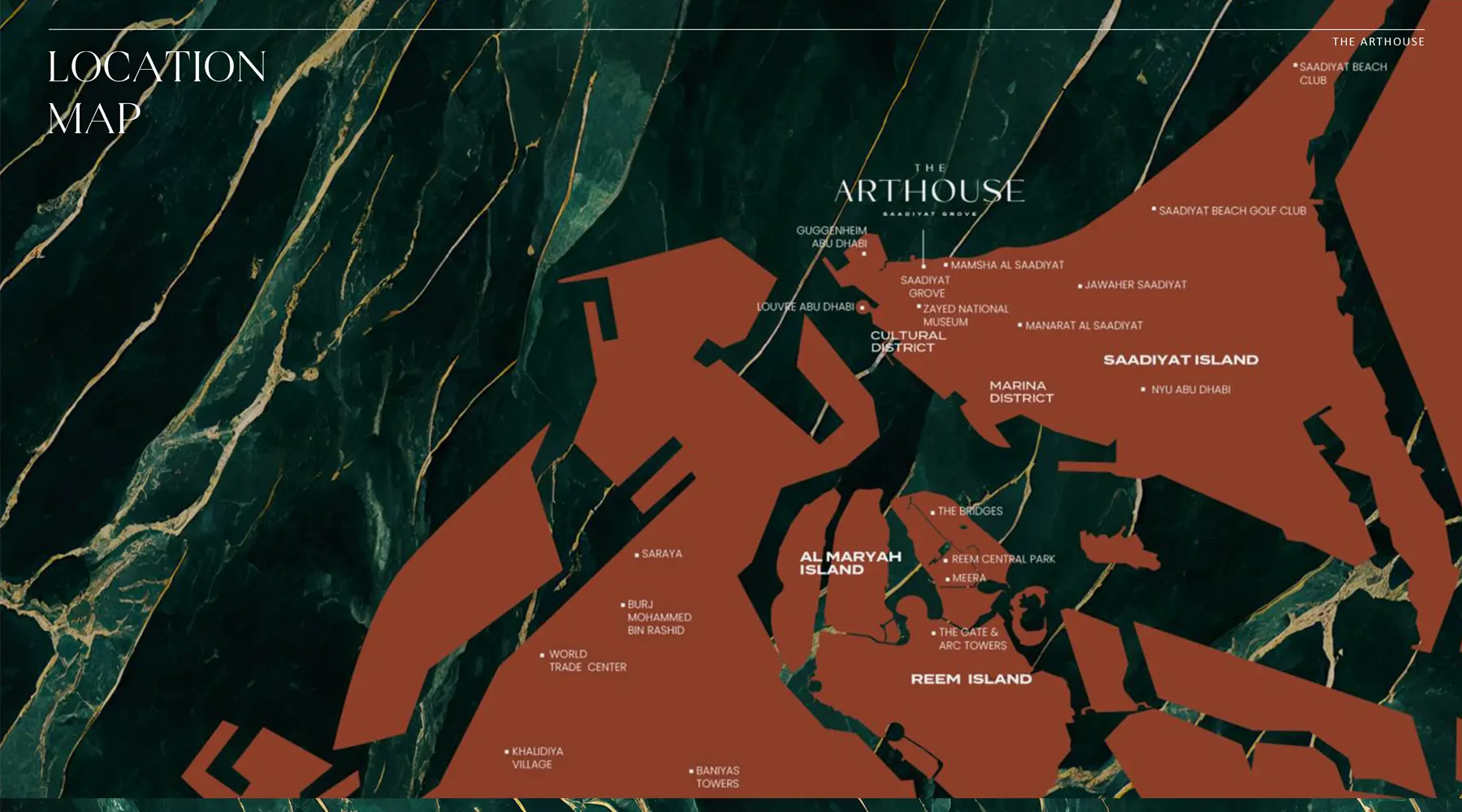The Arthouse at Saadiyat Island Location