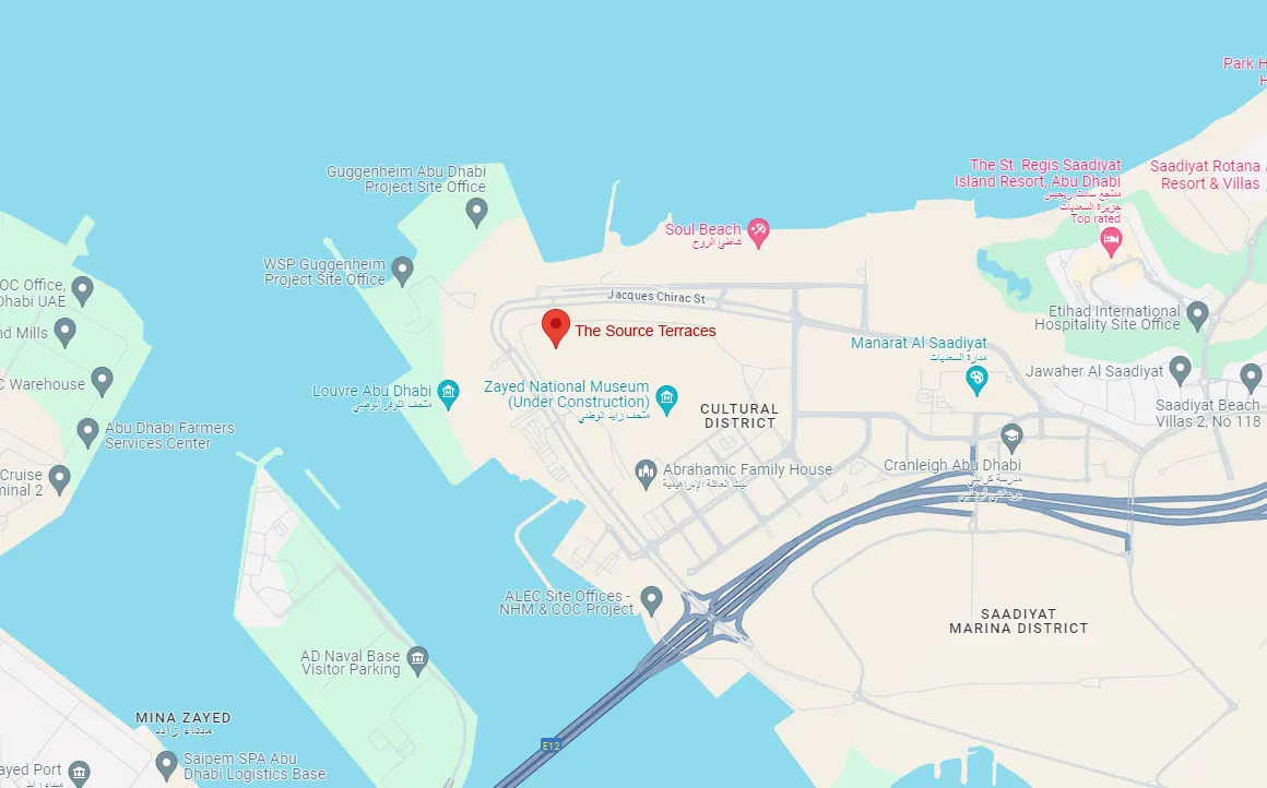 The Source Terraces by Aldar Properties Location