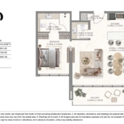 2 Bedroom apartment in Taiyo residences at Wasl Gate 7
