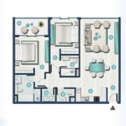 2 bedroom apartment at Al Hamra Waterfront 3